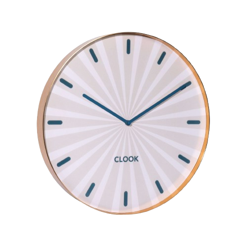 CLOOK RING beige/blauw
