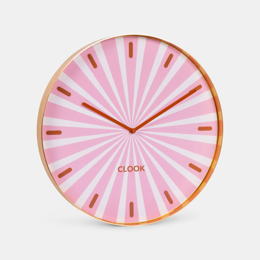 CLOOK RING roze/wit